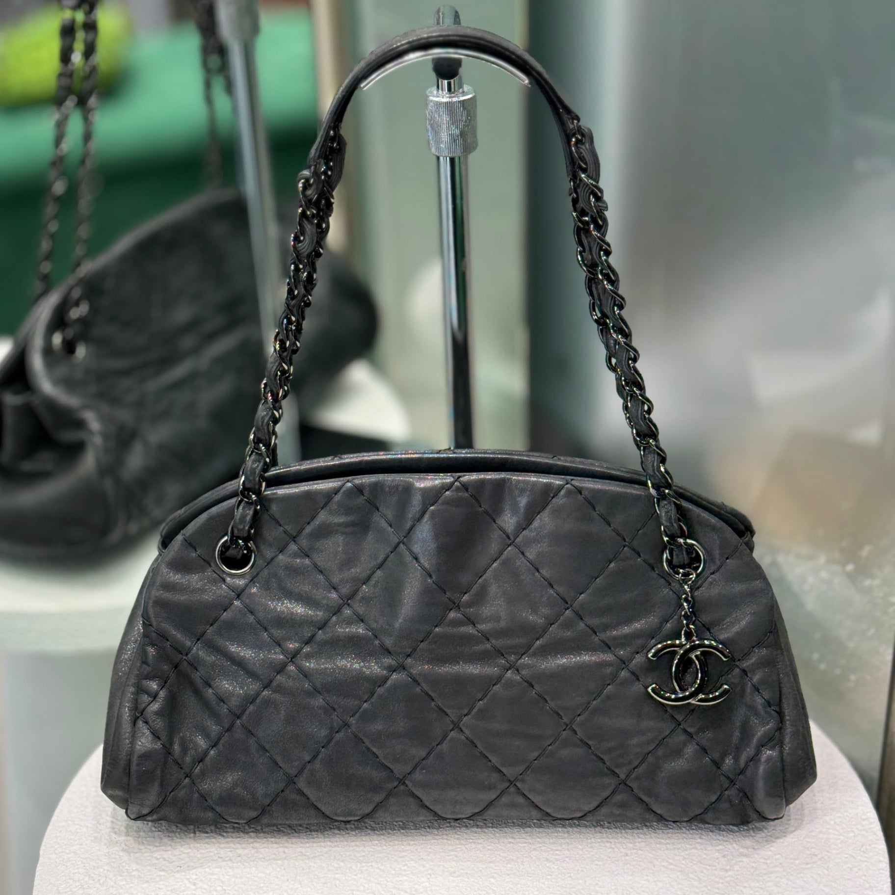 CHANEL Mademoiselle Coco Charm Bowling Bag