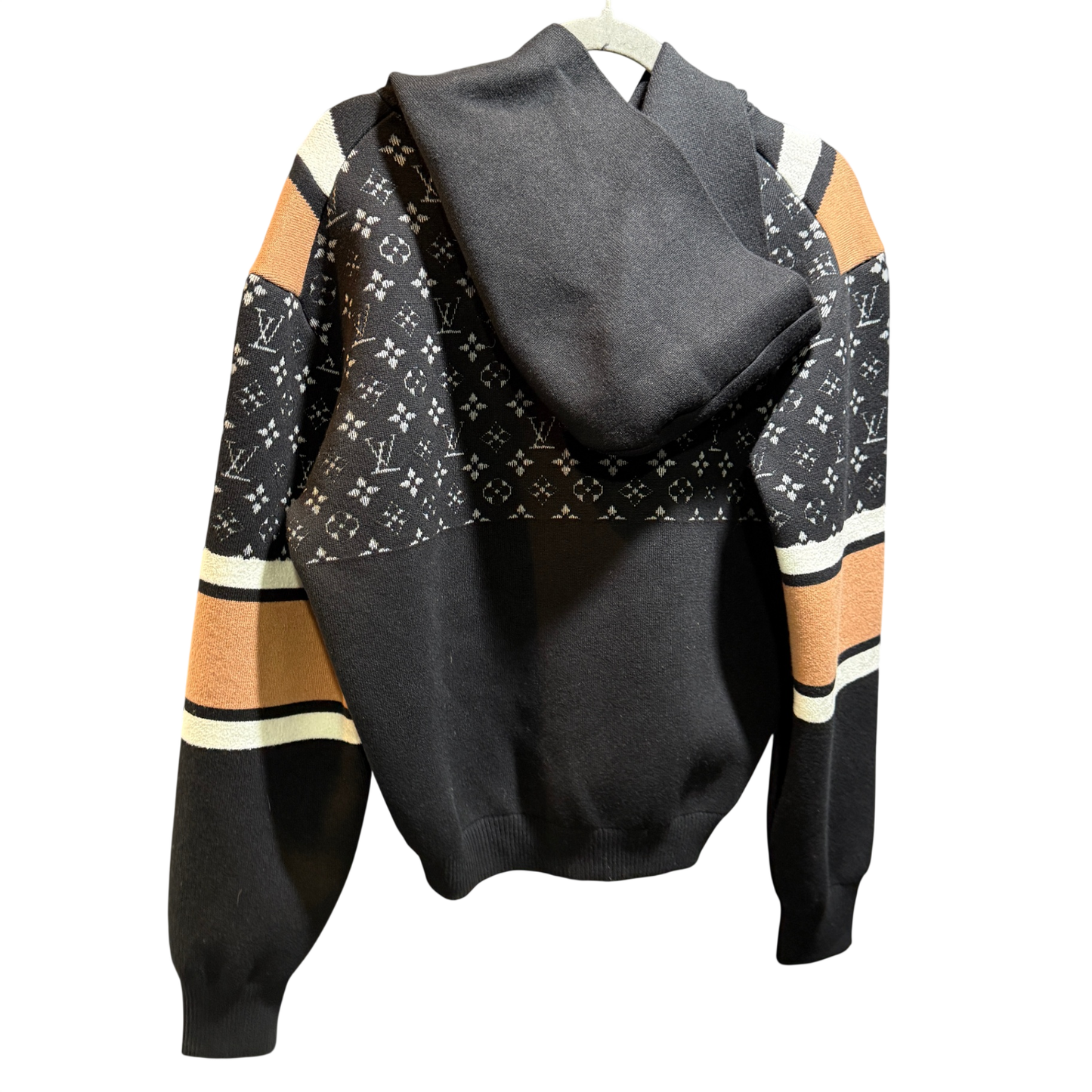 LOUIS VUITTON Monogram Wool Cashmere Knit Set Sz M
