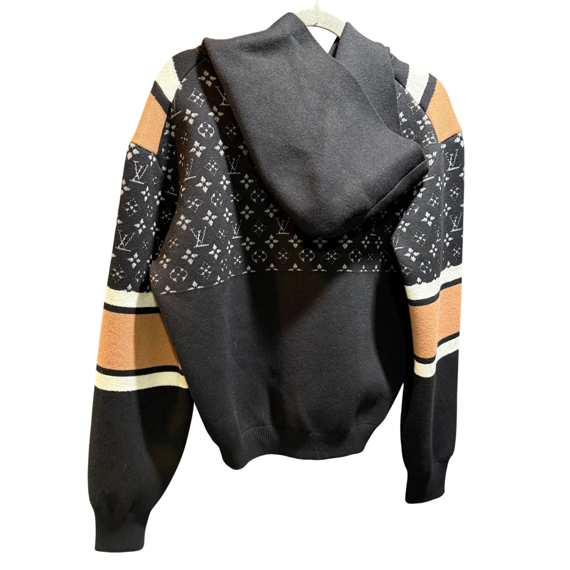 LOUIS VUITTON Monogram Wool Cashmere Knit Set Sz M
