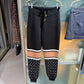 LOUIS VUITTON Monogram Wool Cashmere Knit Set Sz M