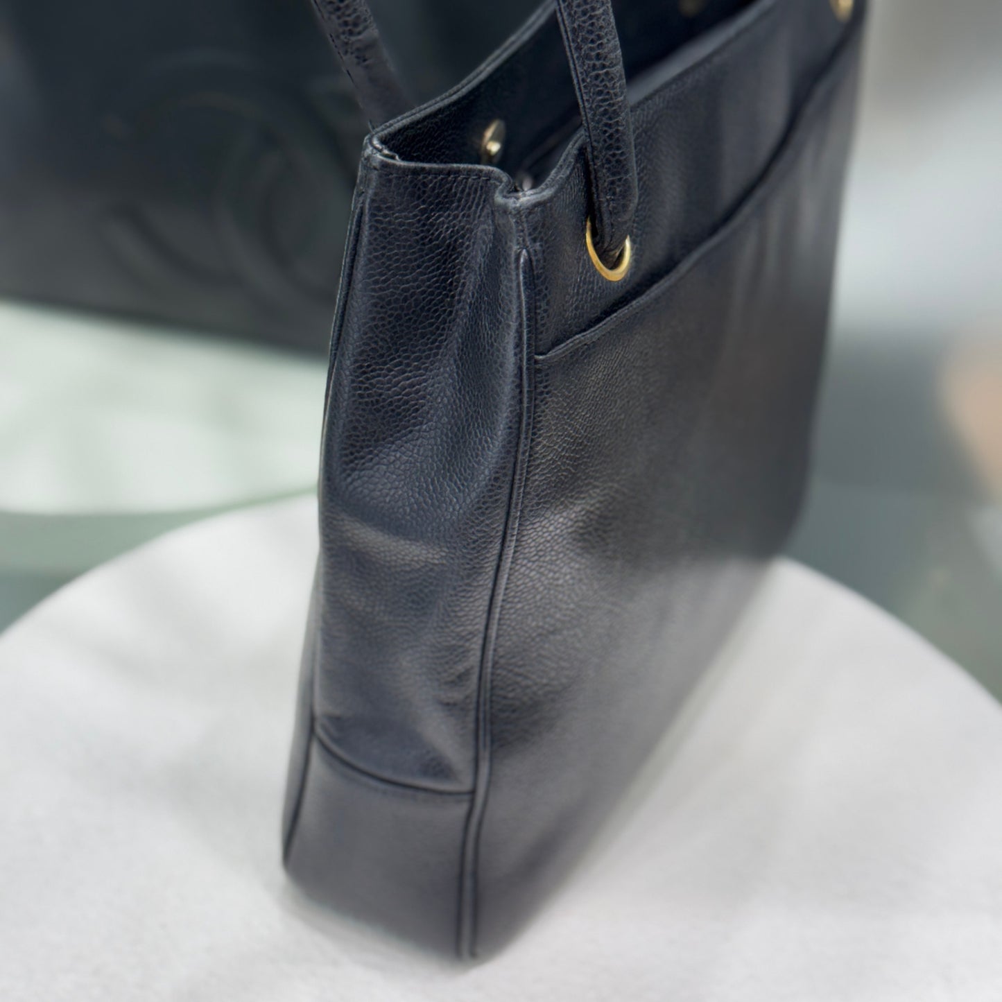 CHANEL Vintage Caviar Tote