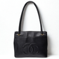 CHANEL Vintage Caviar Tote