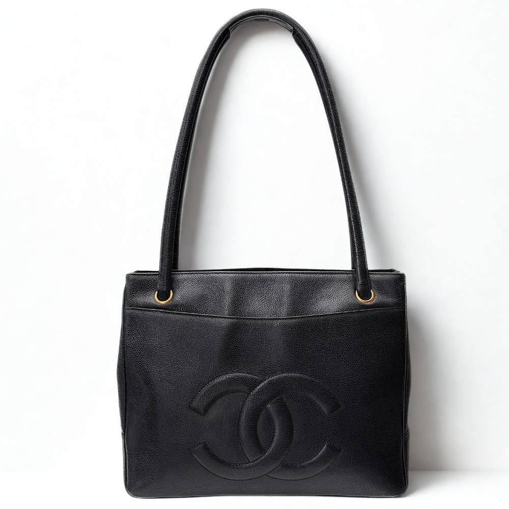 CHANEL Vintage Caviar Tote