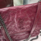 SAINT LAURENT Niki Crossbody Bag Bordeaux