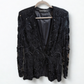 LOUIS FERAUD Black Embellished Cardigan Sz 38
