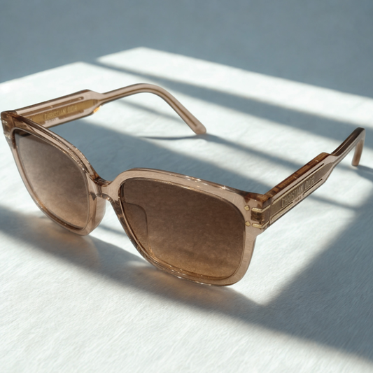 DIOR Light Brown Frame Sunglasses