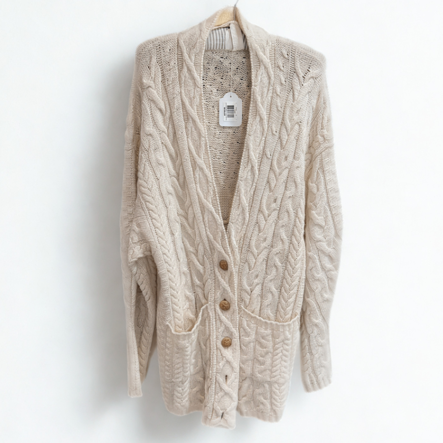 Etro Cable Knit Cardigan cashmere/wool
