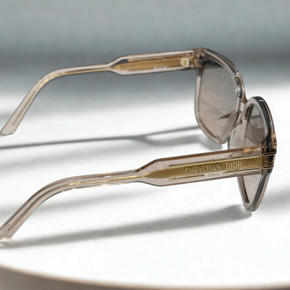 DIOR Light Brown Frame Sunglasses