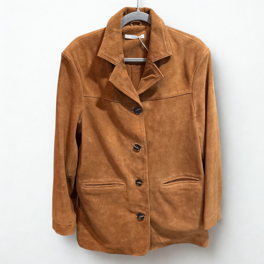 HANSEN & GRETEL Tan Suede Jacket Size S