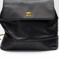 CHANEL Vintage Caviar Triple C Black Backpack