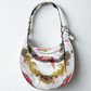 VERSACE White Nylon Shoulder Bag