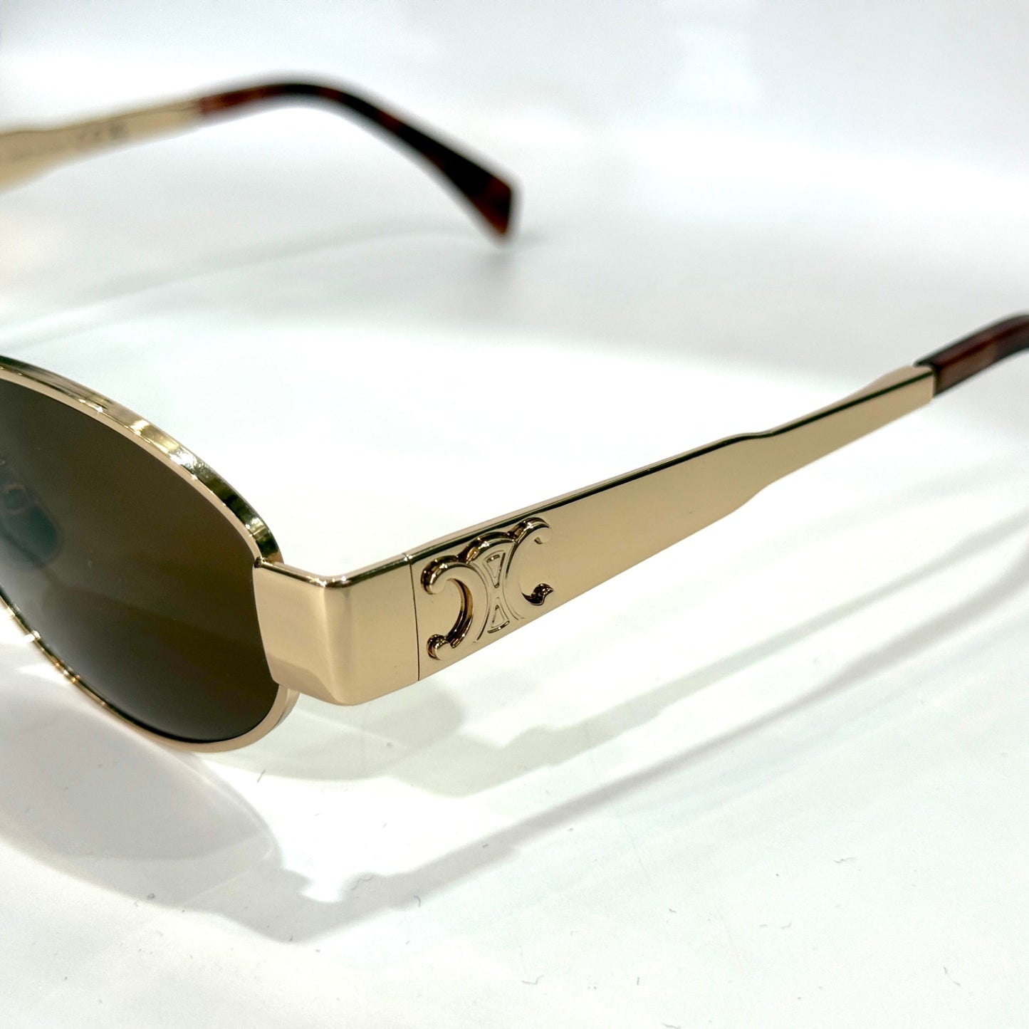 CELINE Gold Frame Sunglasses