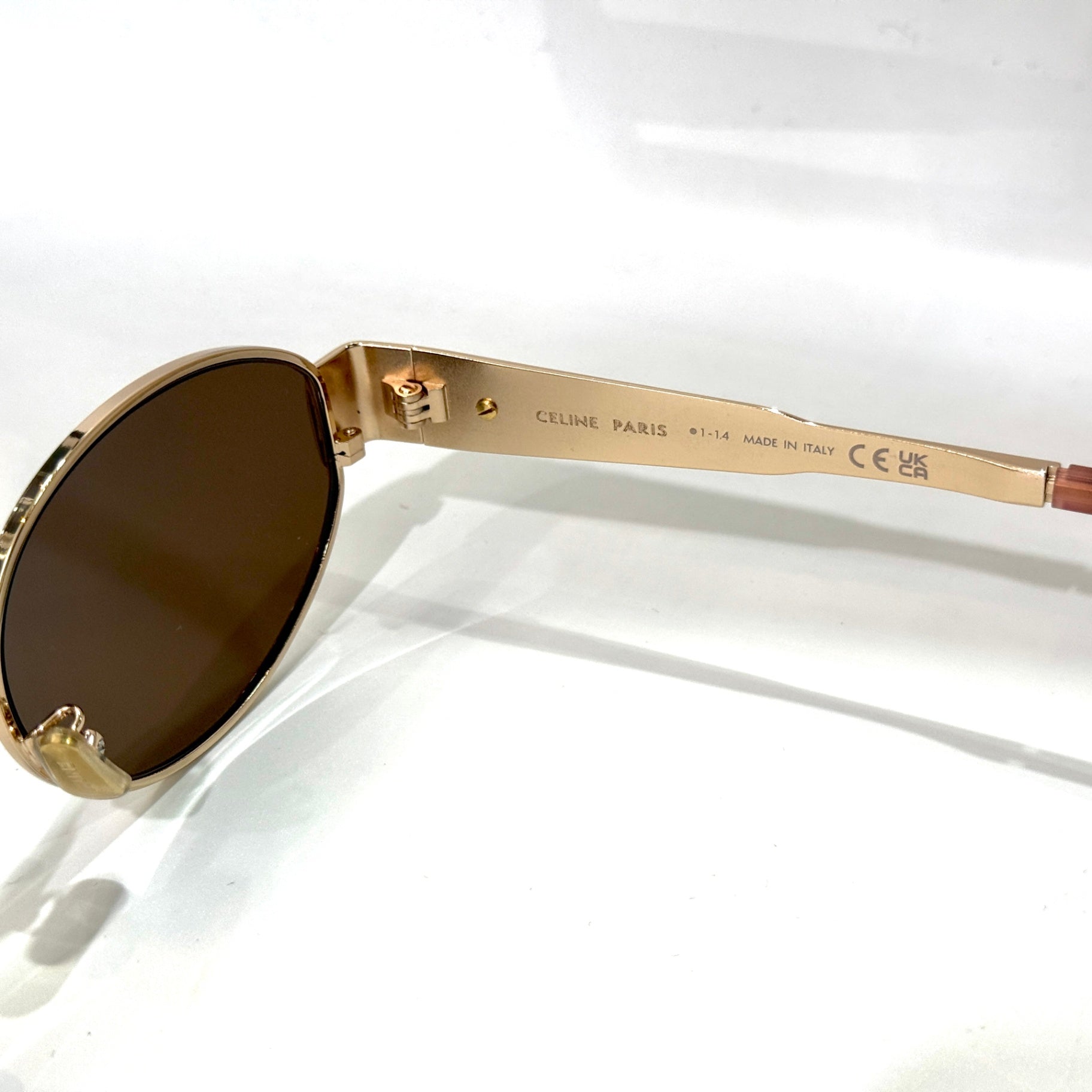 CELINE Gold Frame Sunglasses