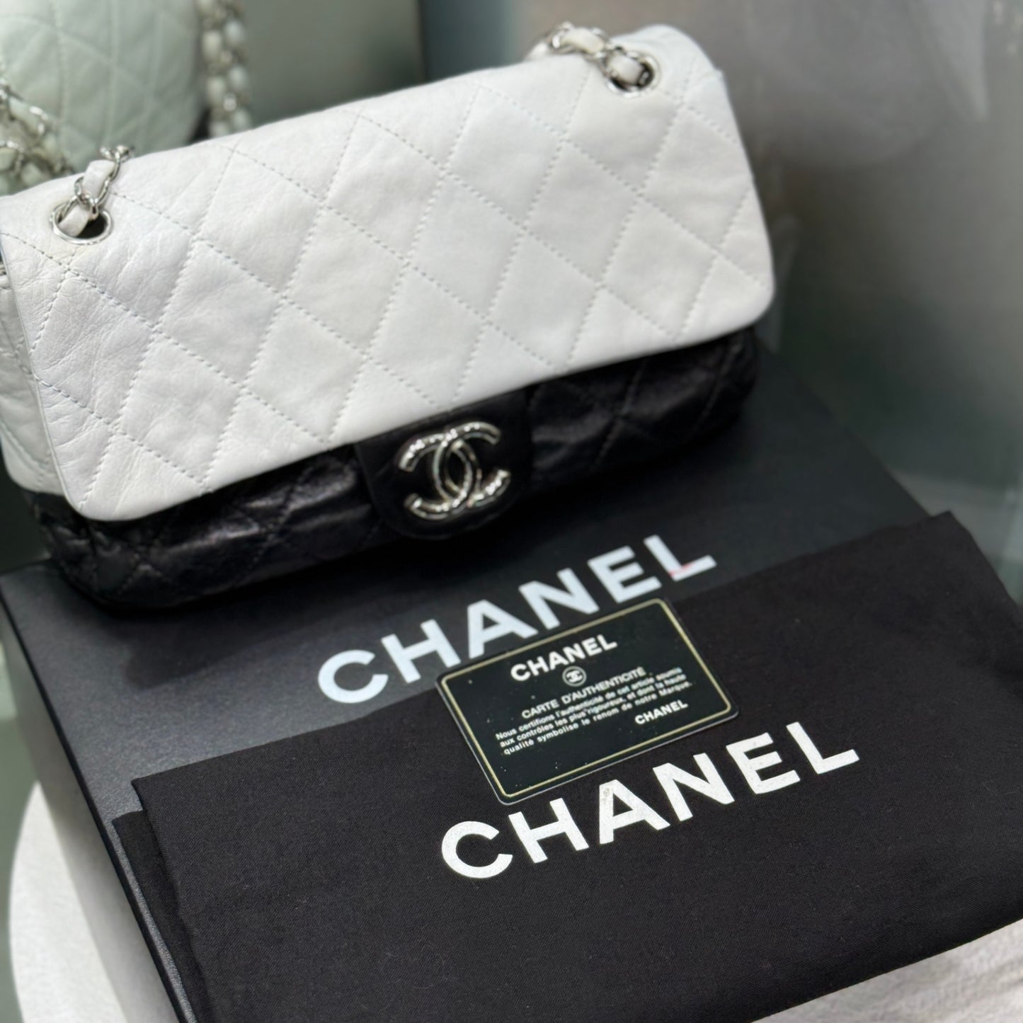 CHANEL Classic Flap Black & White