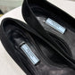 PRADA Black Suede Mules Sz 37