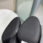 FERRAGAMO Black Bow Wedge Sandals Sz 41.5