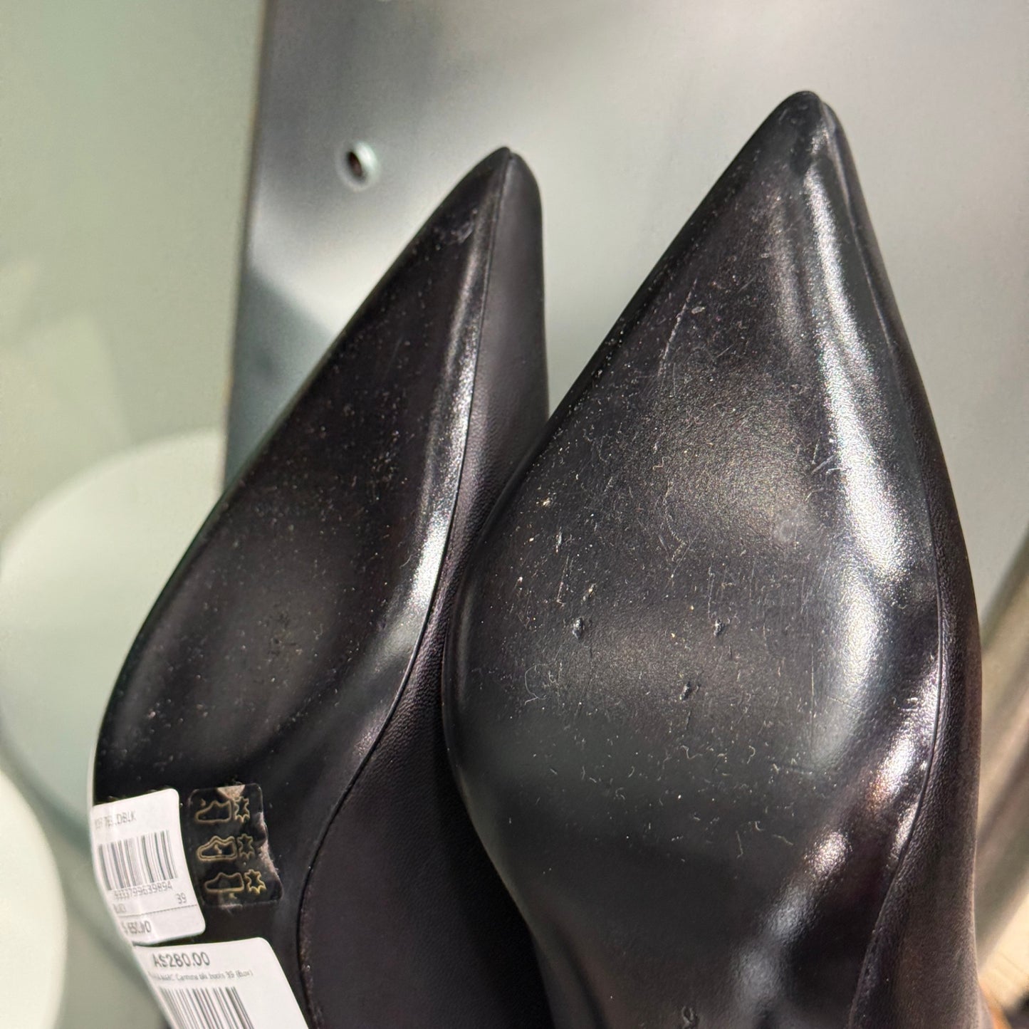 CAMILLA & MARC Carmine Black Boots Sz 39 