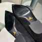 PRADA Black Suede Mules Sz 37
