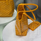 GOYARD Anjou Coated Canvas Mini Satchel