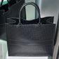 DIOR Monogram Black Book Tote