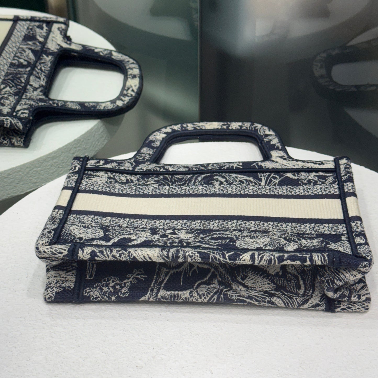 DIOR Blue Mini Book Tote