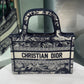 DIOR Blue Mini Book Tote