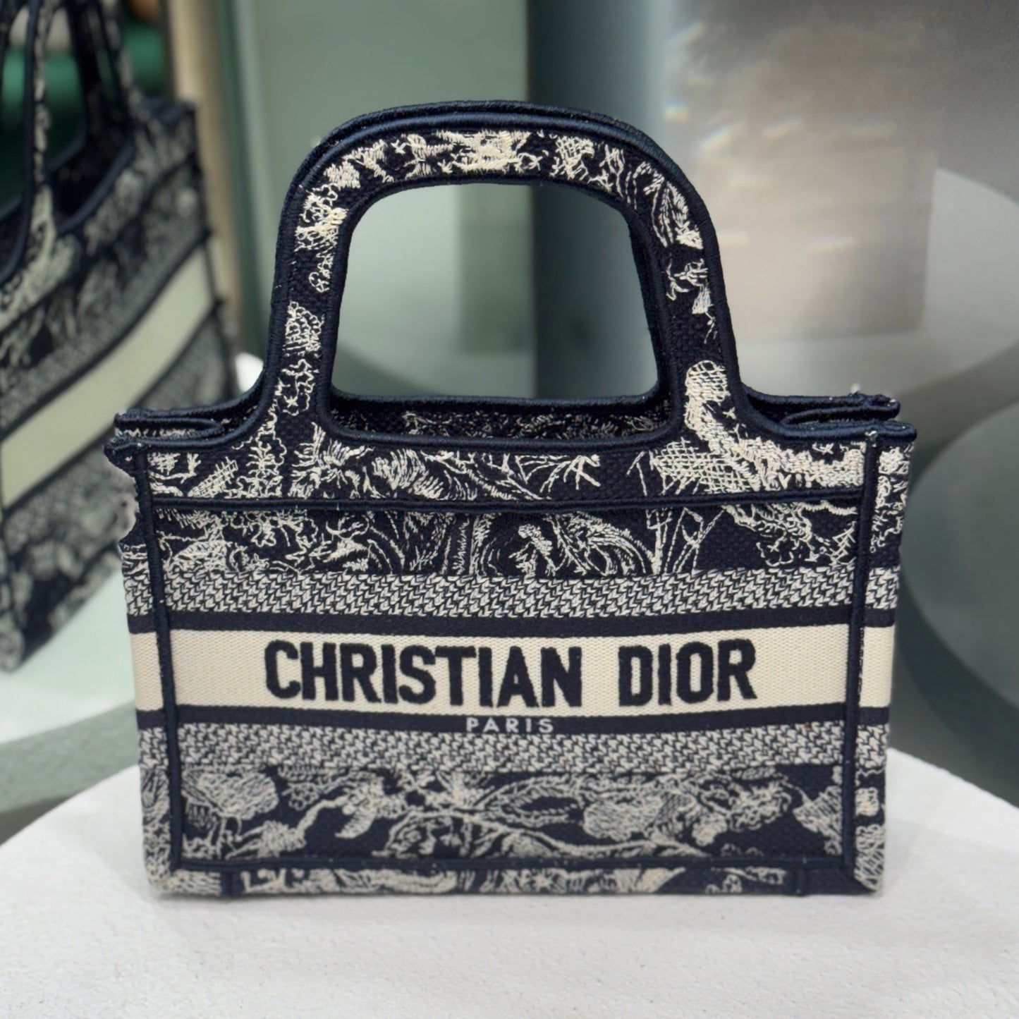 DIOR Blue Mini Book Tote