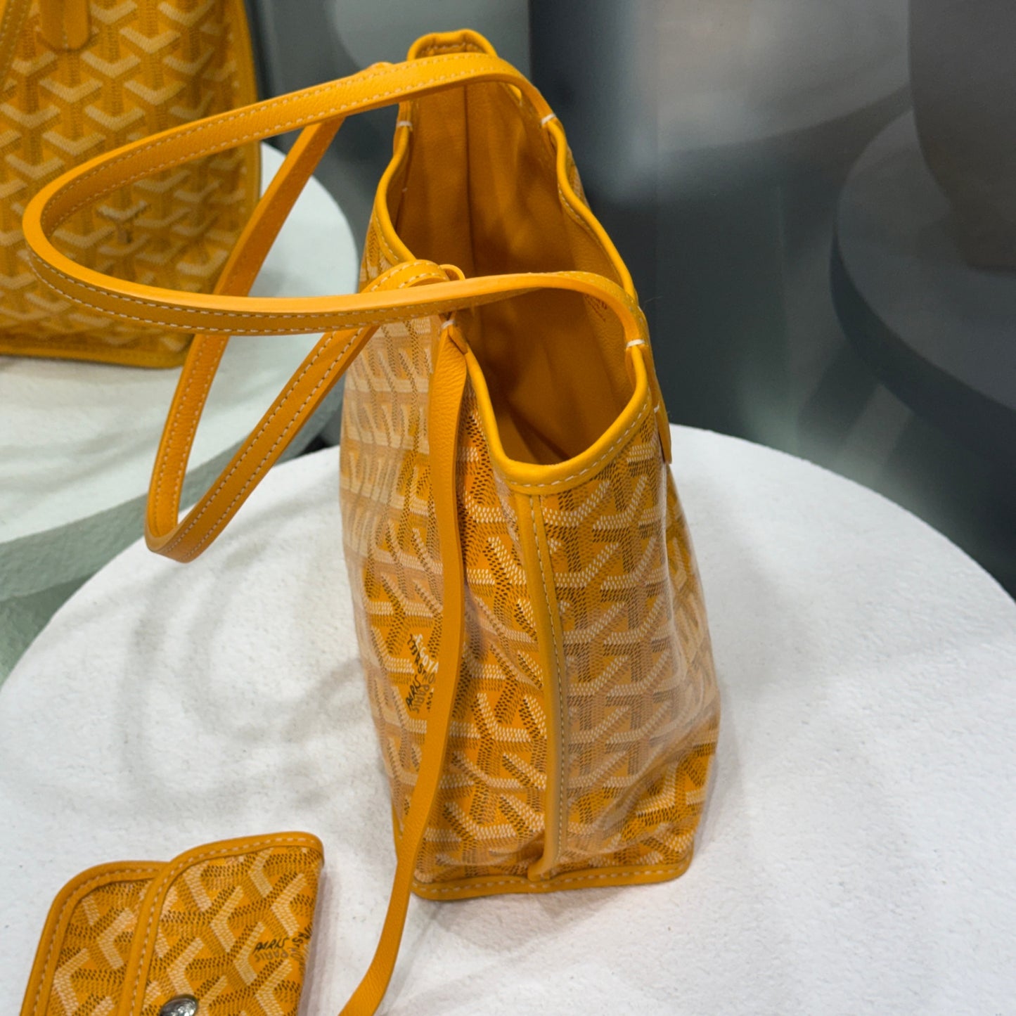 GOYARD Anjou Coated Canvas Mini Satchel