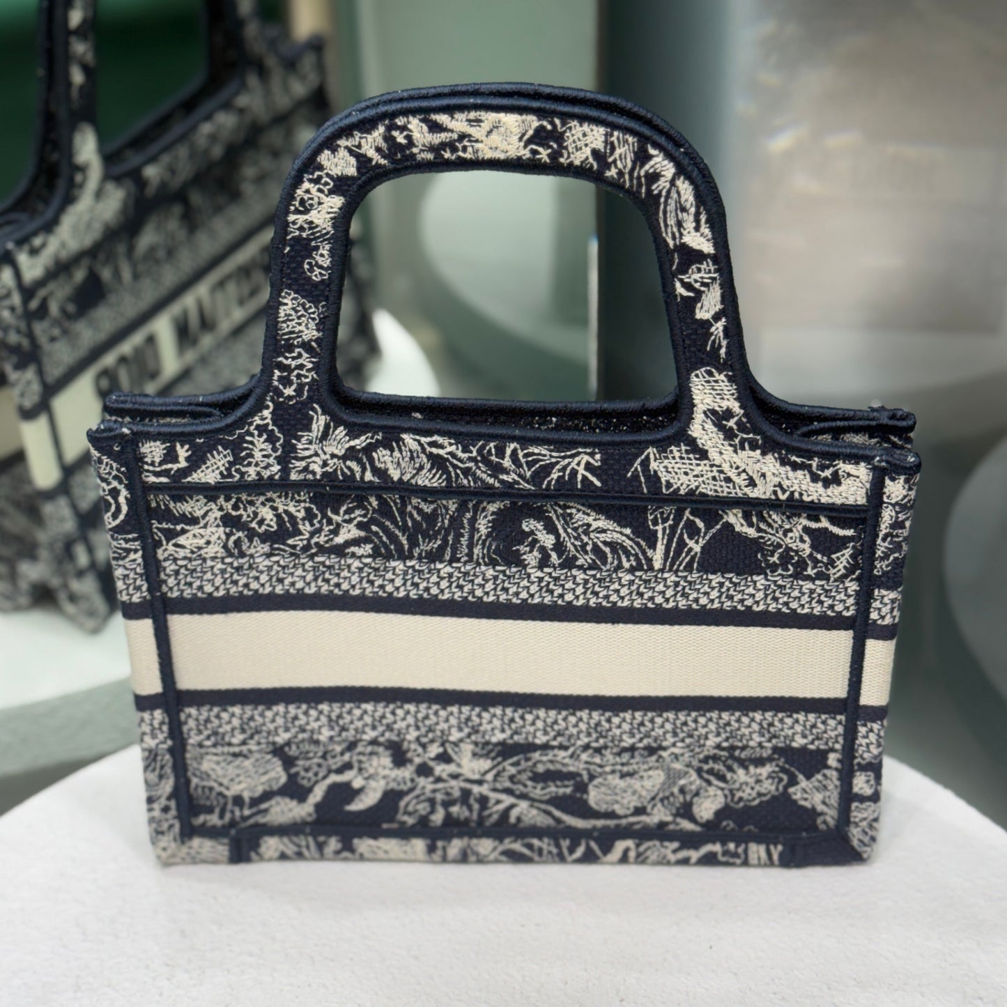 DIOR Blue Mini Book Tote