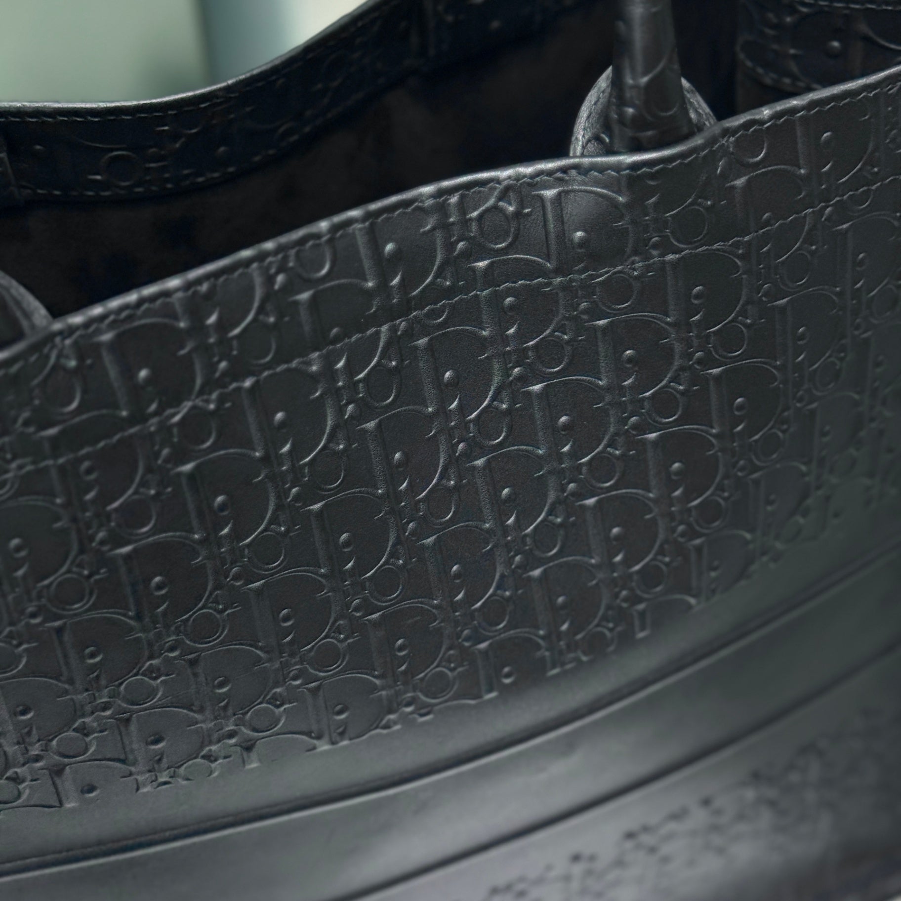 DIOR Monogram Black Book Tote