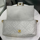 FENDI Baguette Leather Bag - White