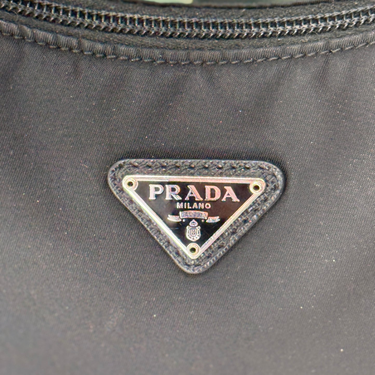 PRADA Nylon Re-Edition 2000 Shoulder Bag - Black