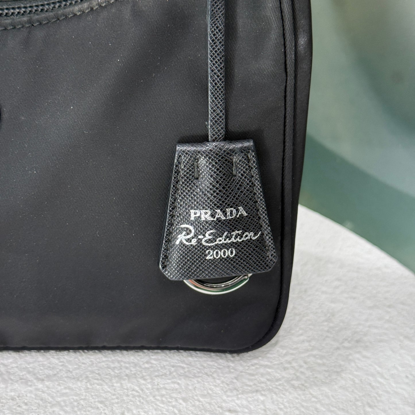 PRADA Nylon Re-Edition 2000 Shoulder Bag - Black
