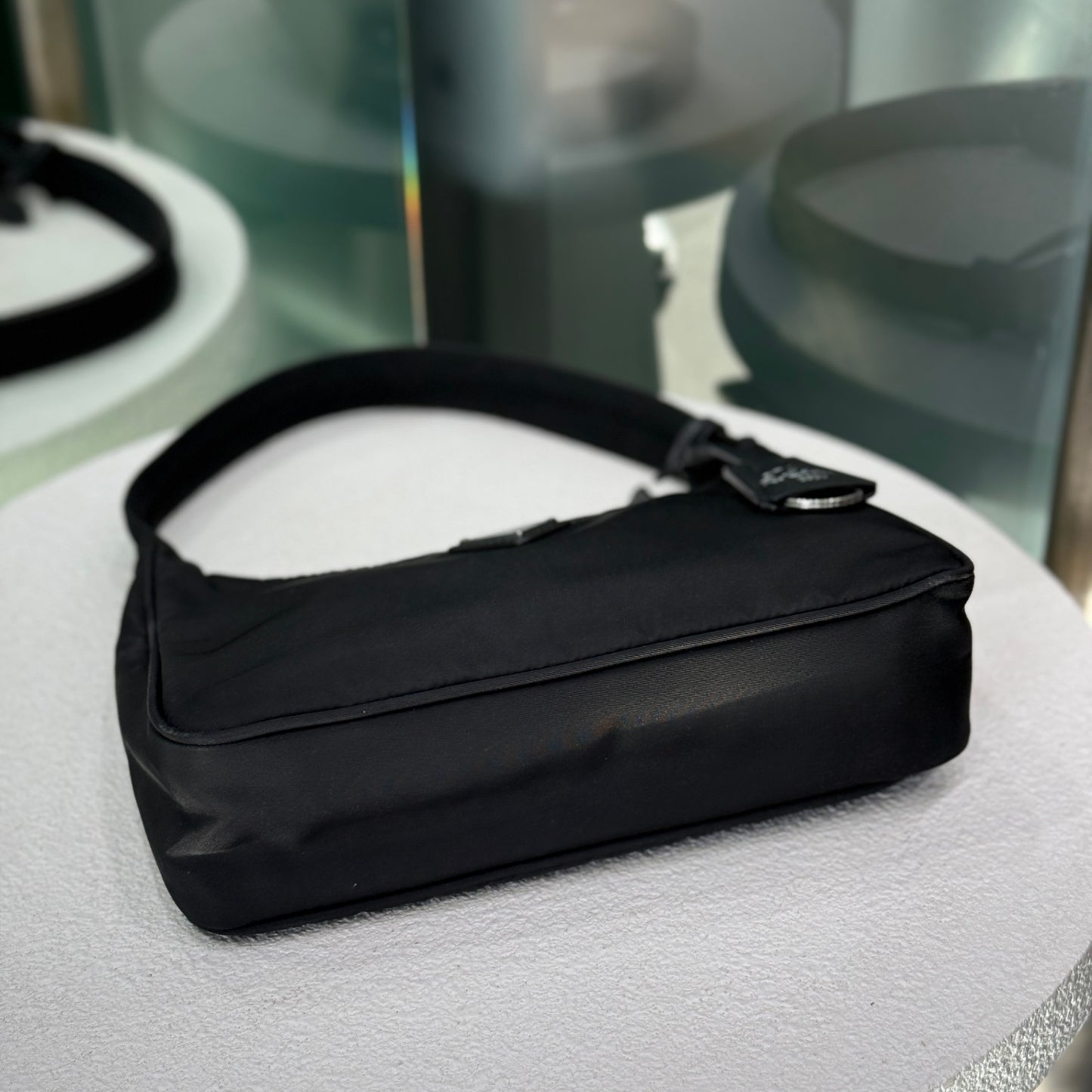 PRADA Nylon Re-Edition 2000 Shoulder Bag - Black