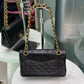 CHANEL Vintage Small Double Flap - Black