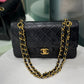 CHANEL Vintage Small Double Flap - Black