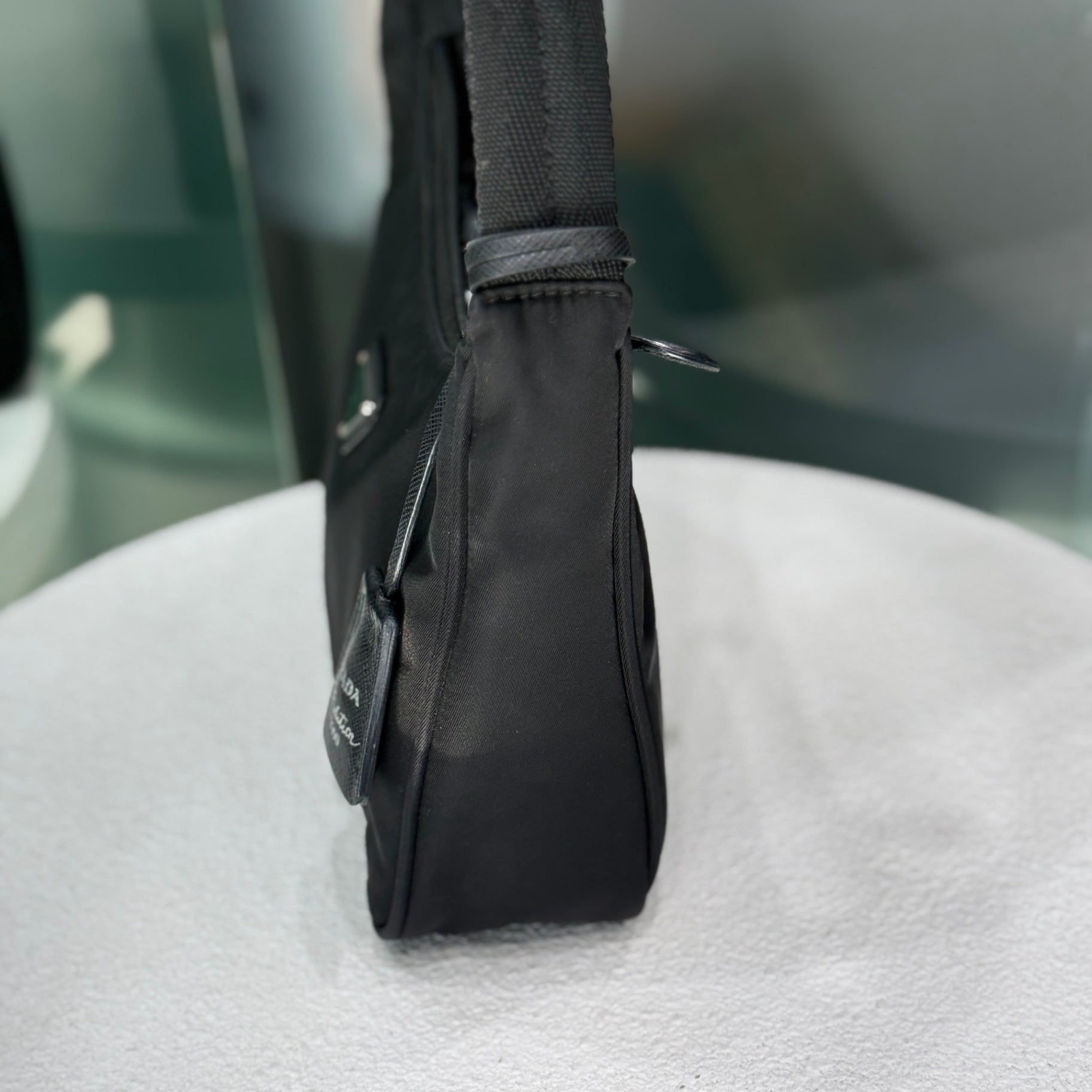 PRADA Nylon Re-Edition 2000 Shoulder Bag - Black