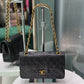 CHANEL Vintage Small Double Flap - Black