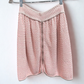 CHANEL SS11 Pink Bouclé Knit Zip Skirt Sz 40