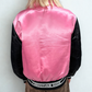 CHRISTIAN DIOR Pink/Black Cruise Bomber Jacket (Small)