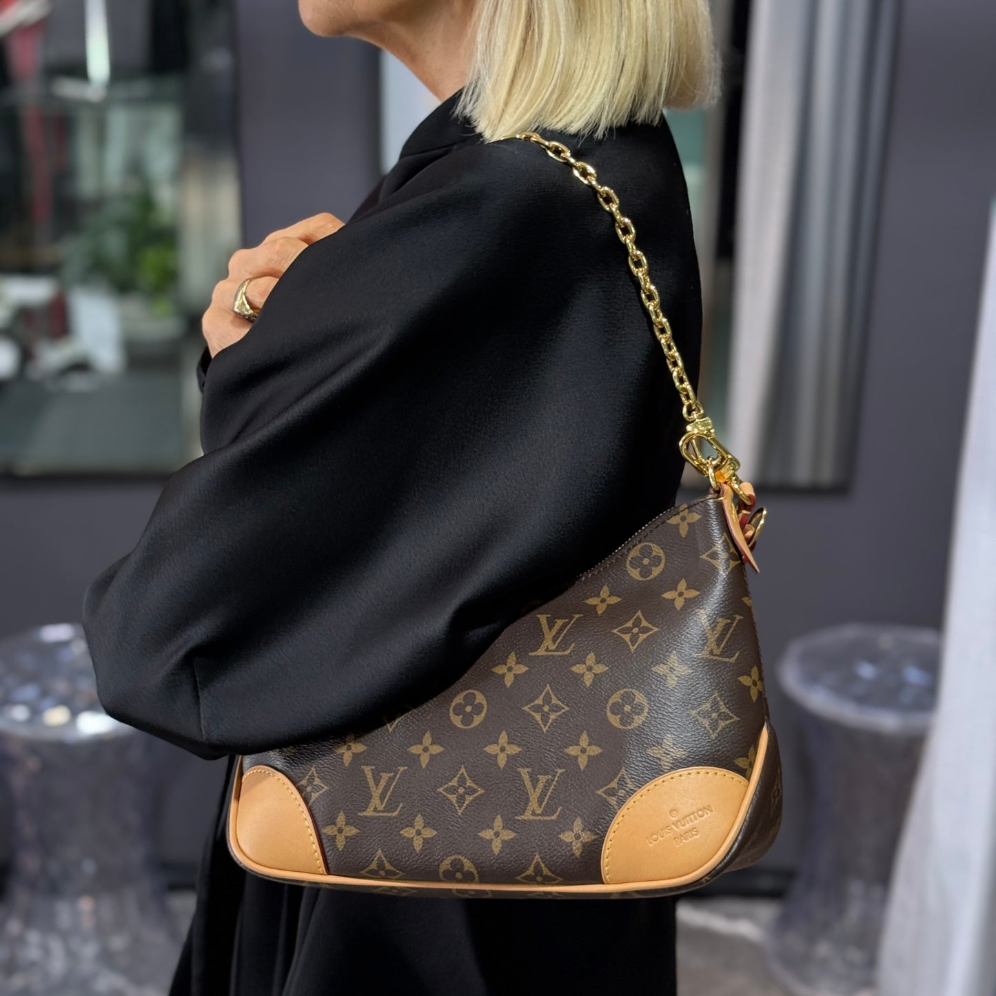 LOUIS VUITTON Boulogne PM Monogram Canvas