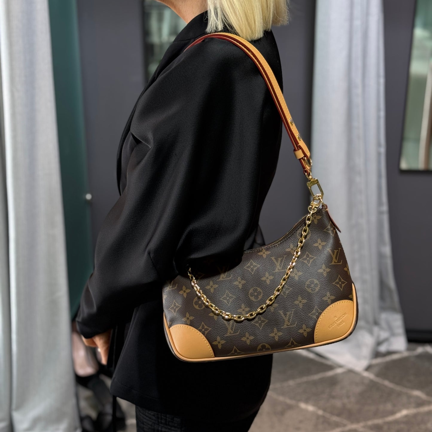 LOUIS VUITTON Boulogne PM Monogram Canvas