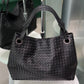 BOTTEGA VENETA Intrecciato Medium Garda Bag - Black