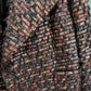 CHANEL Tweed Black & Orange Jacket Sz 40