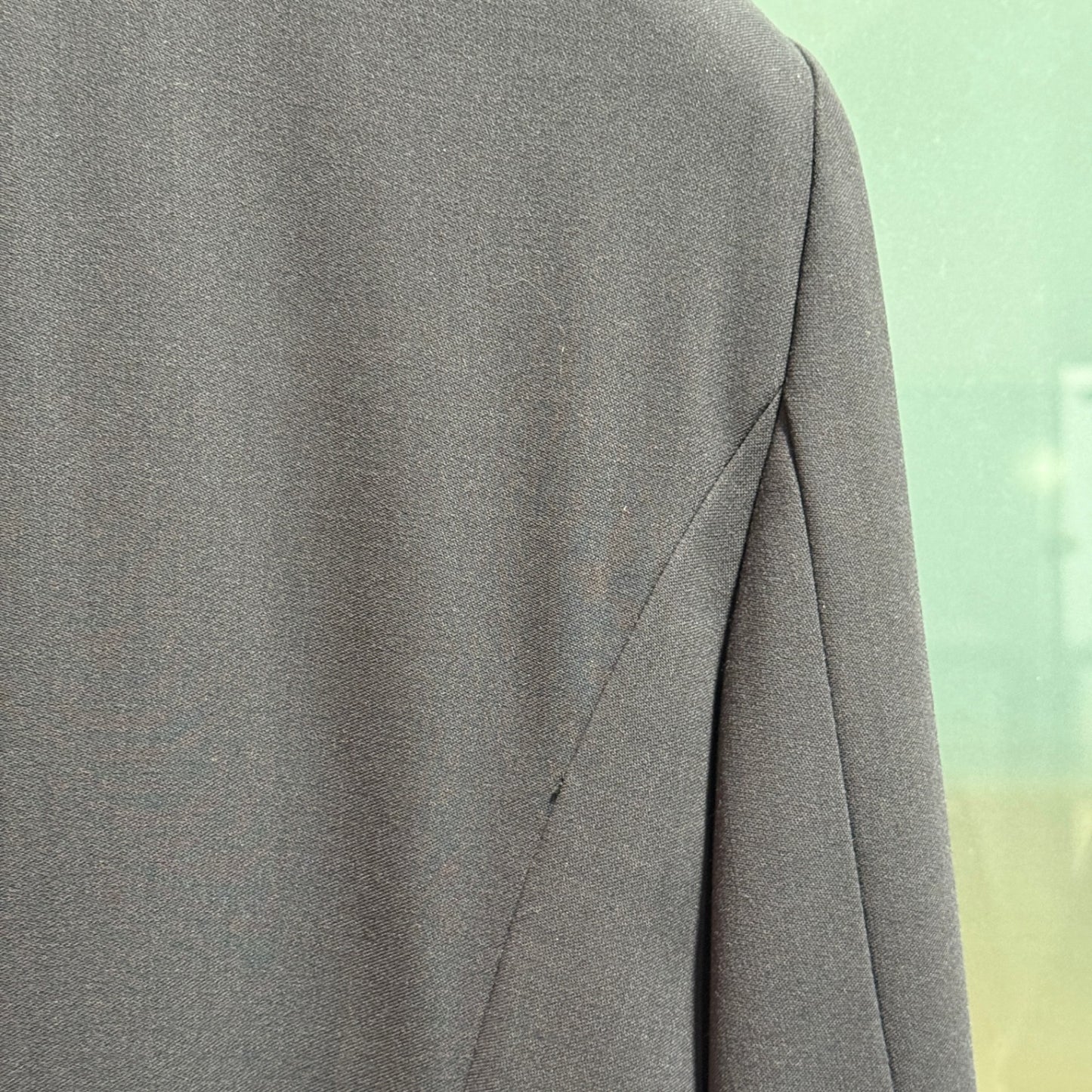 CHANEL Vintage Navy Wool Blazer Sz 40