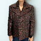CHANEL Tweed Black & Orange Jacket Sz 40