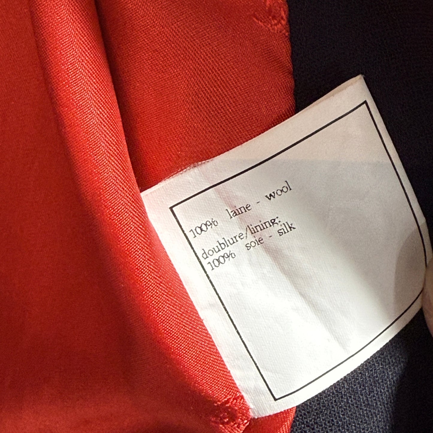 CHANEL Vintage Navy Wool Blazer Sz 40