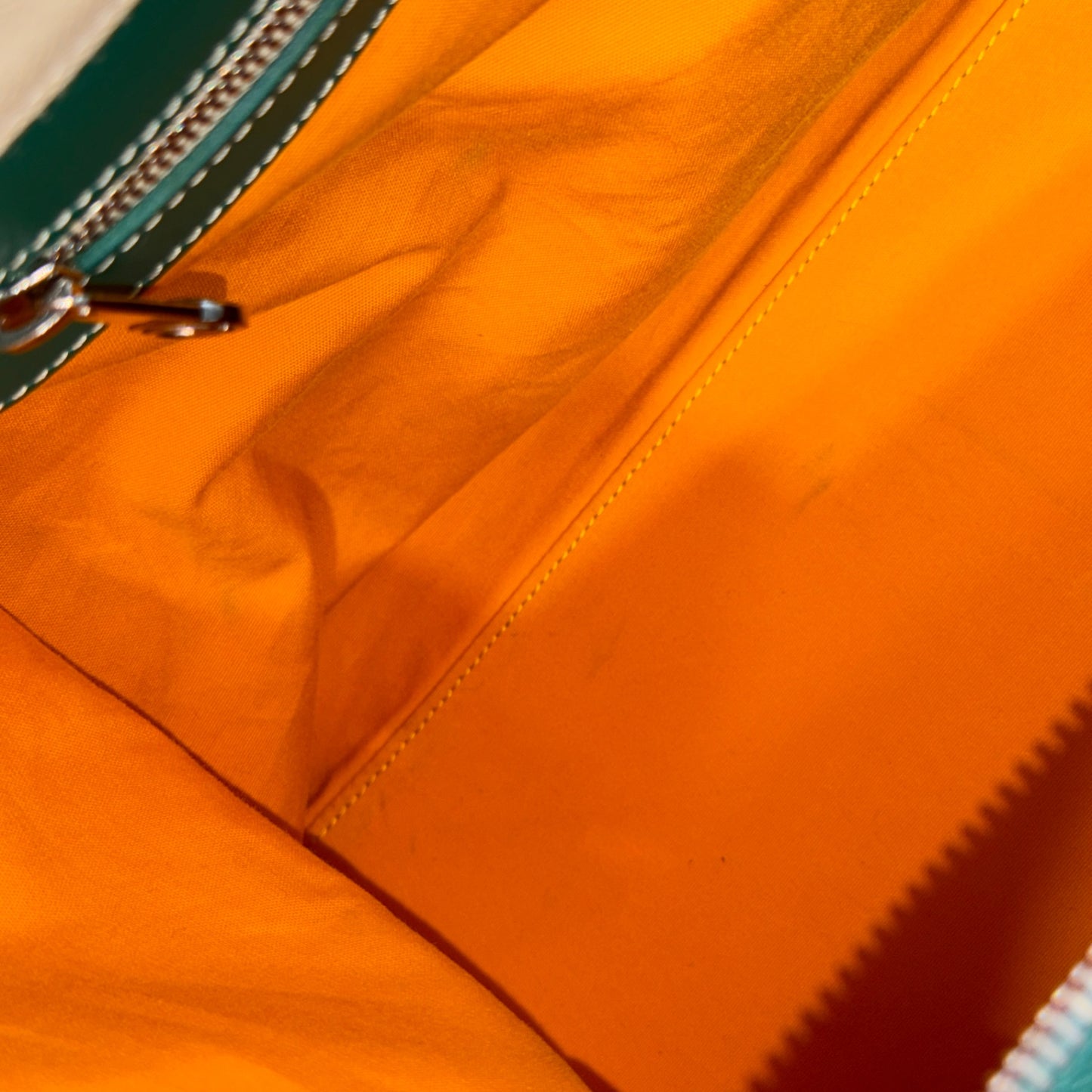 GOYARD Bowling 55 Green Duffle Bag