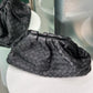 BOTTEGA VENETA Black Intrecciato Pouch