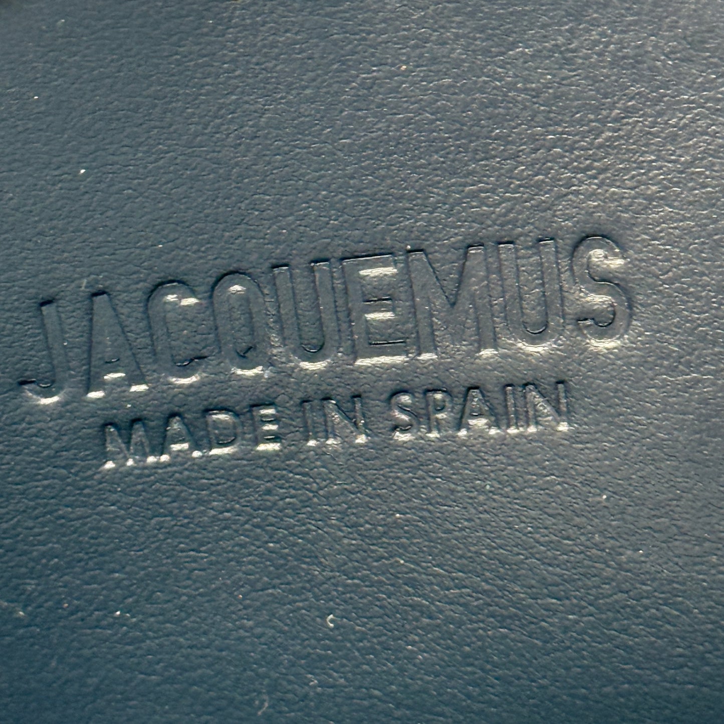 JACQUEMUS Le Pitchou Round Coin Purse Navy